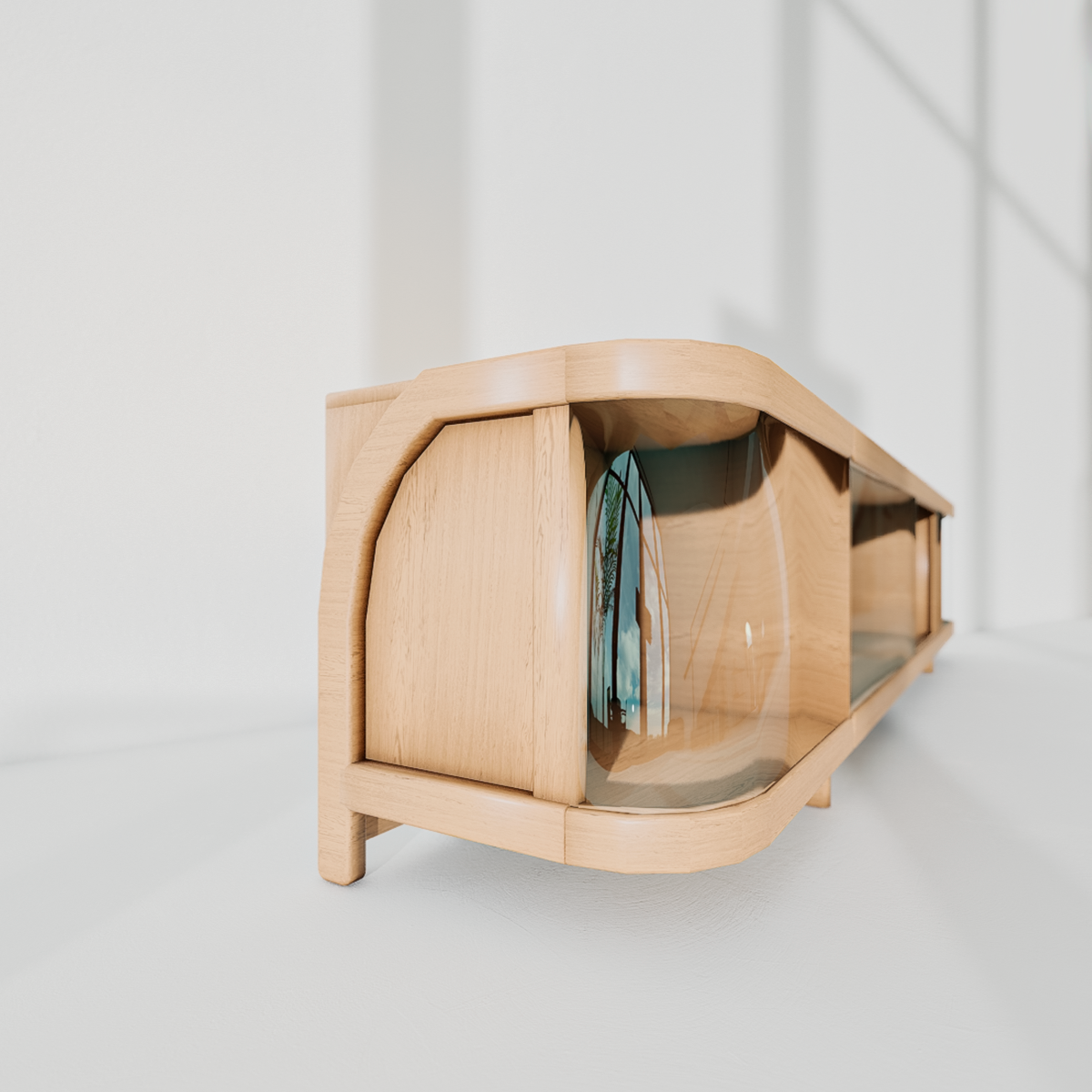 Mueble tv artesanía