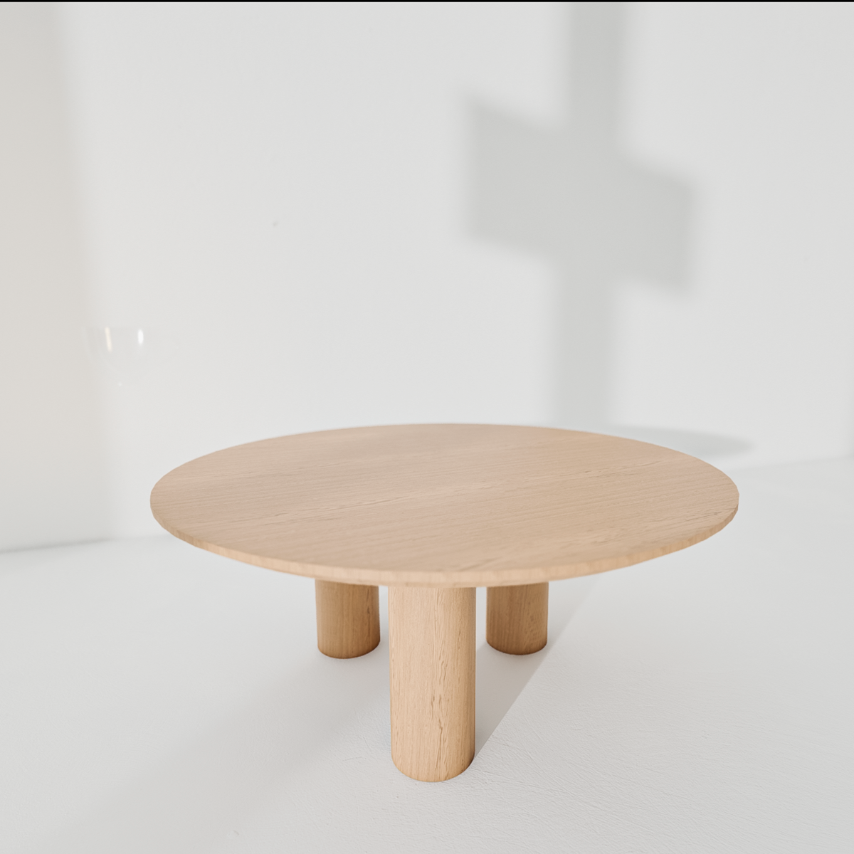 Mesa de centro artesanía madera