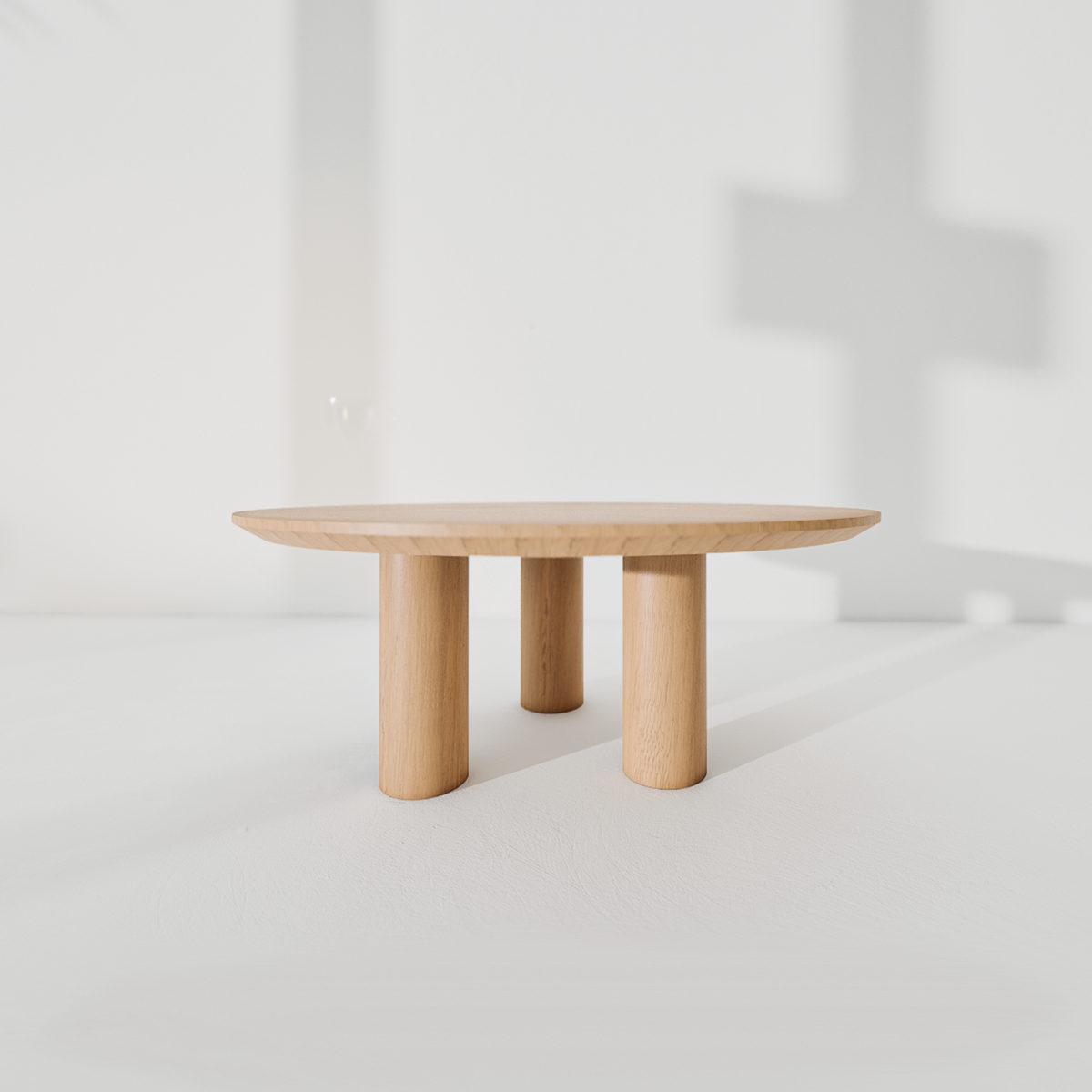 Mesa de centro artesanía madera