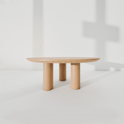 Mesa de centro artesanía madera