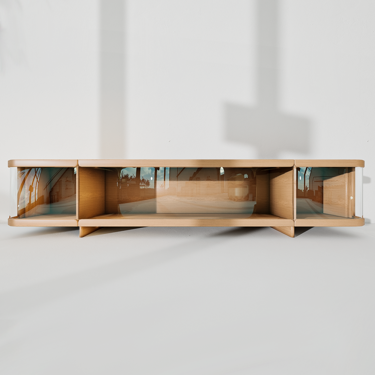 Mueble tv artesanía